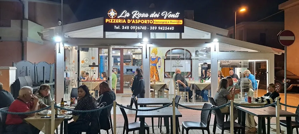 Pizzeria La Rosa dei Venti restaurant in La Caletta
