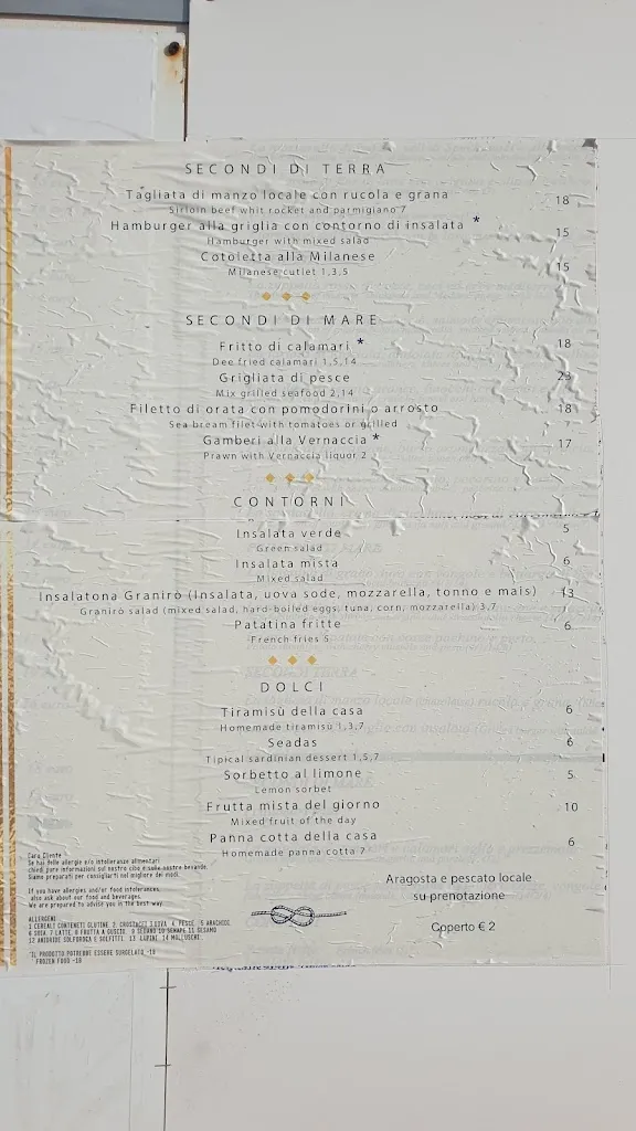 Menu_Granirò Beach_La Caletta_image_2