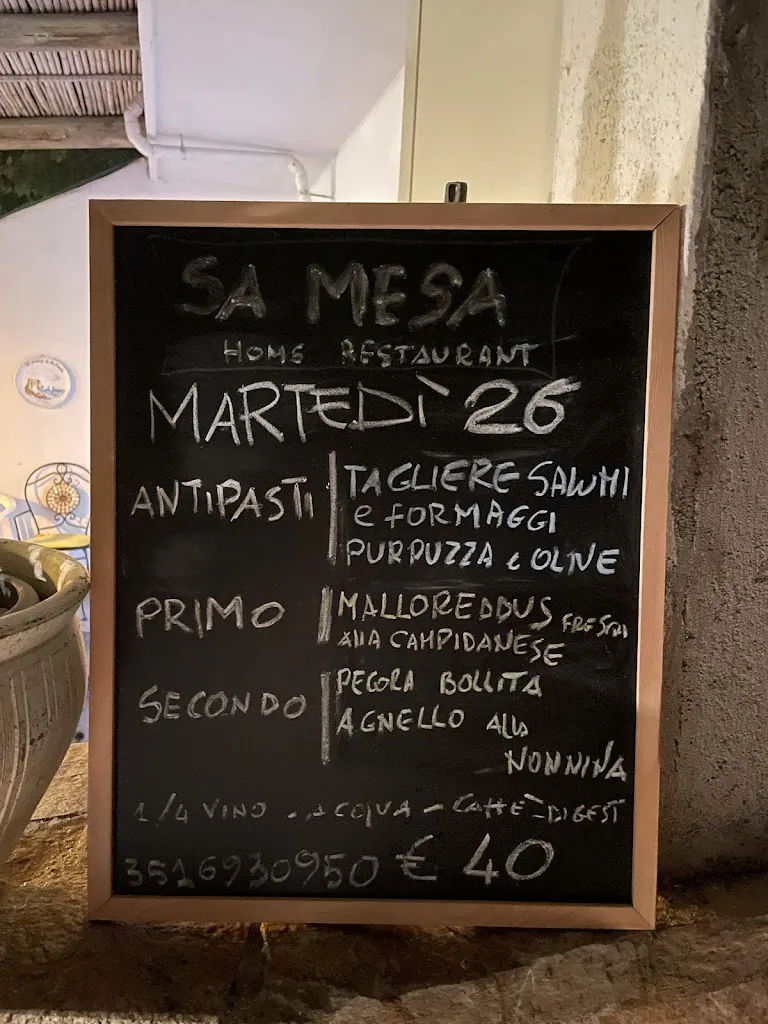 Menu_Home Restaurant Sa Mesa_La Caletta_image_1