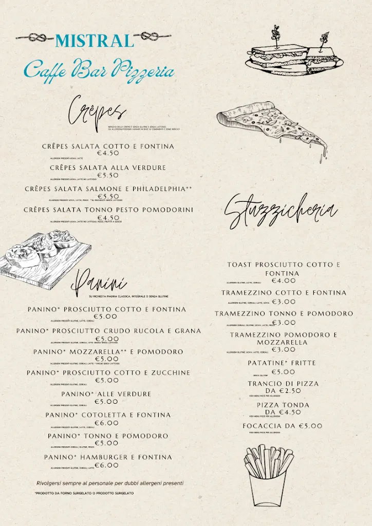 Menu_Mistral caffetteria bar pizzeria_La Caletta_image_2