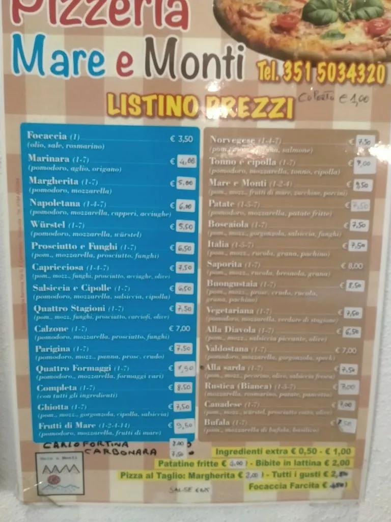 Menu_Pizzeria Mare e Monti_La Caletta_immagine_4