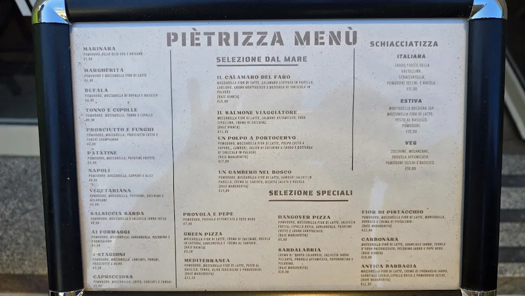Menu_Pizzeria Pietrizza_La Caletta_image_4