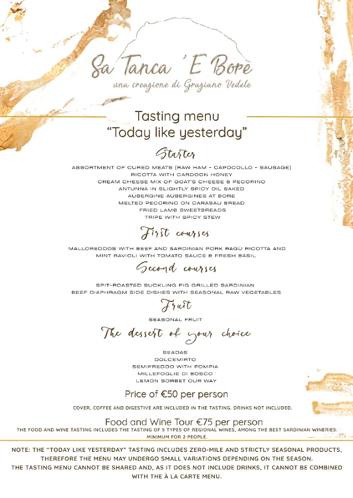 Menu_Hotel Sa Tanca E Bore_La Caletta_image_4