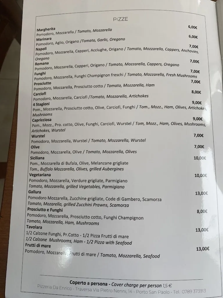 Menu_Pizzeria Porto San Paolo_Loiri Porto San Paolo_image_2