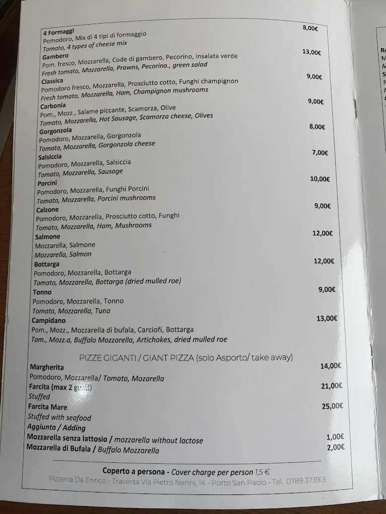 Menu_Pizzeria Porto San Paolo_Loiri Porto San Paolo_image_3