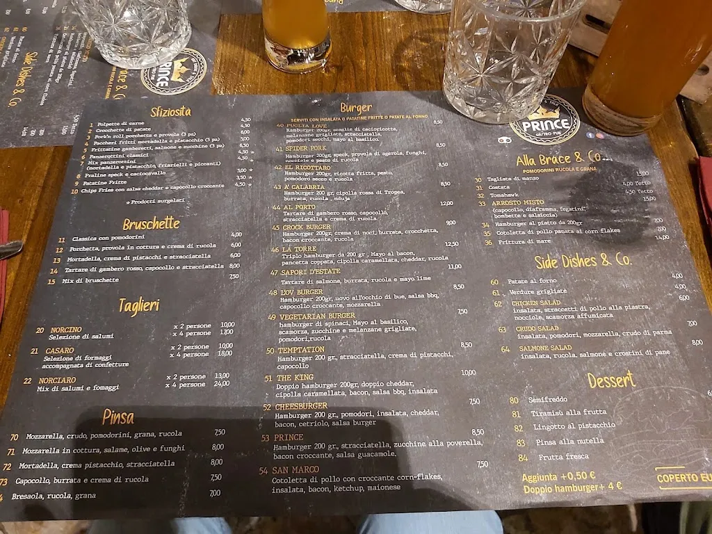 Menu_Prince Gastro Pub_Francavilla Fontana_image_1
