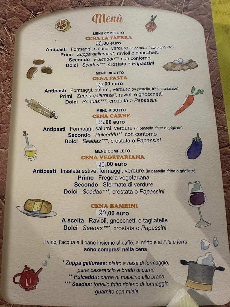 Menu_Agriturismo La Taerra_Loiri Porto San Paolo_immagine_1