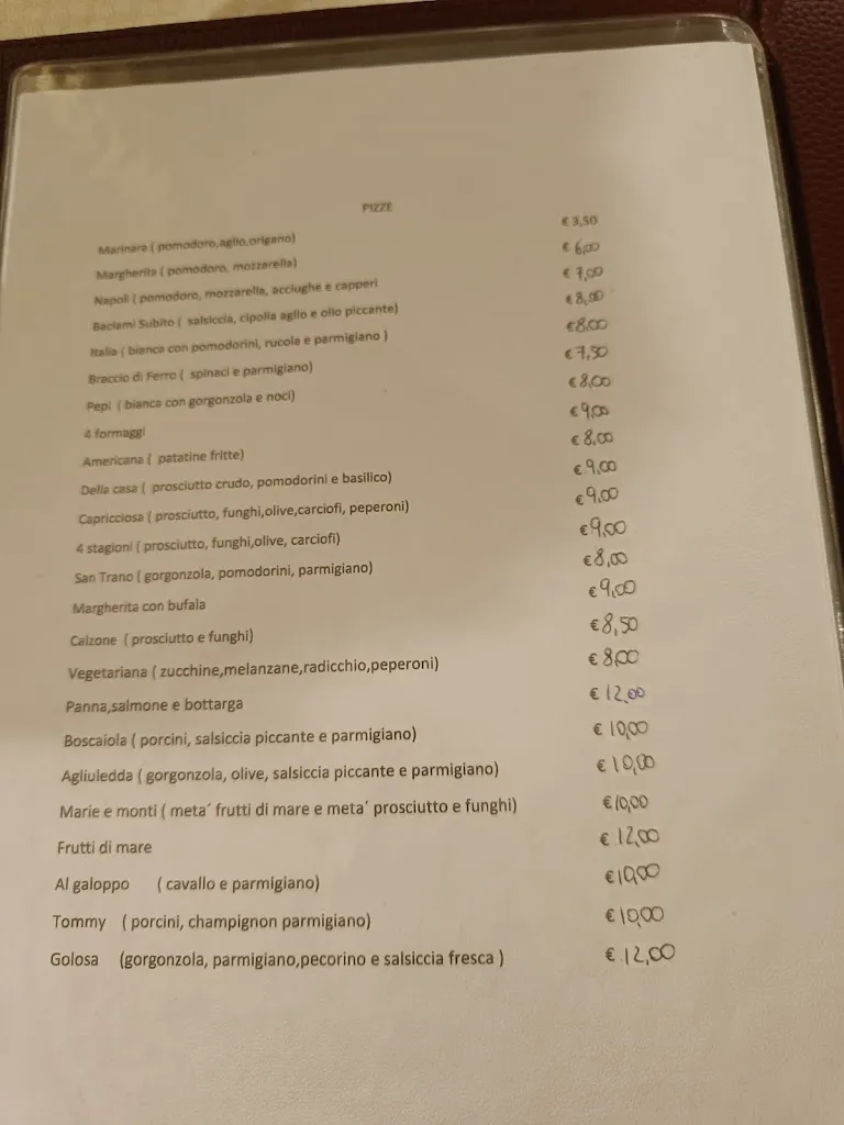 Menu_Ristorante Pizzeria Da Tommy_Luogosanto_image_1