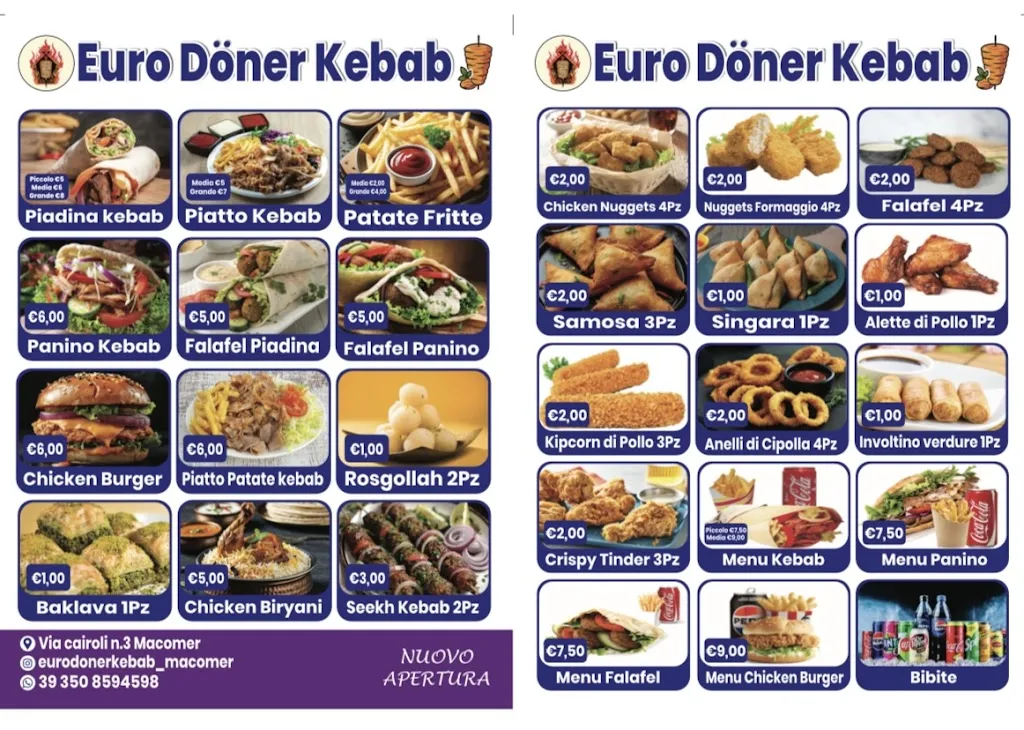 Menu_Euro Doner Kebab_Macomer_image_1