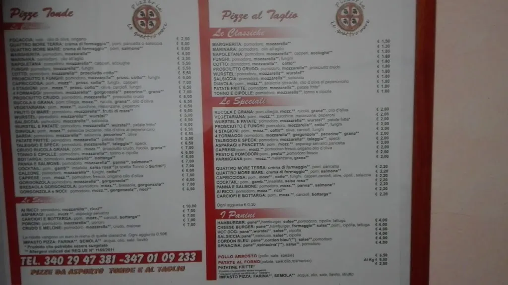 Menu_PIZZERIA LE QUATTRO MORE_Marrubiu_image_1