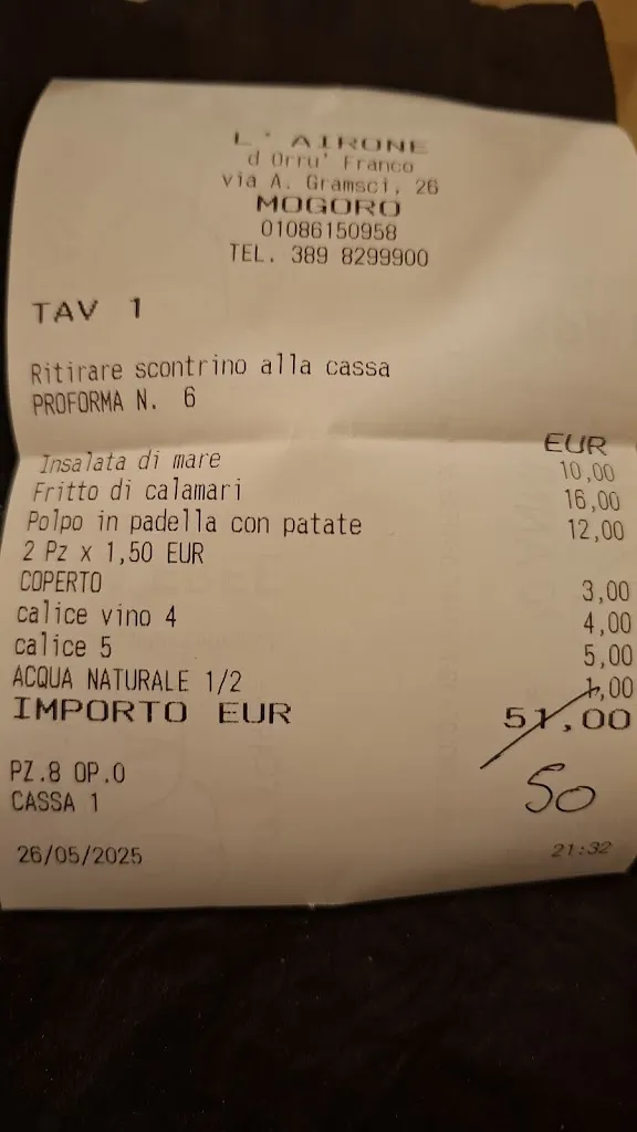 Paco V._Ristorante Pizzeria L'airone_Mogoro_review