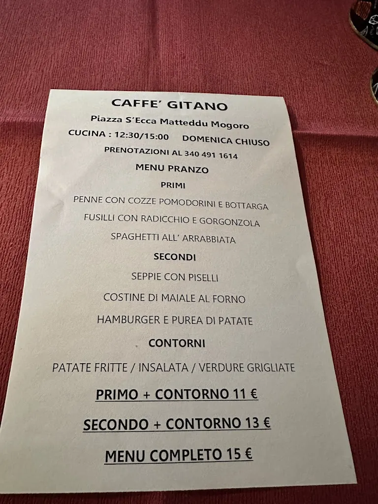 Menu_Caffè Gitano Mogoro_Mogoro_image_1