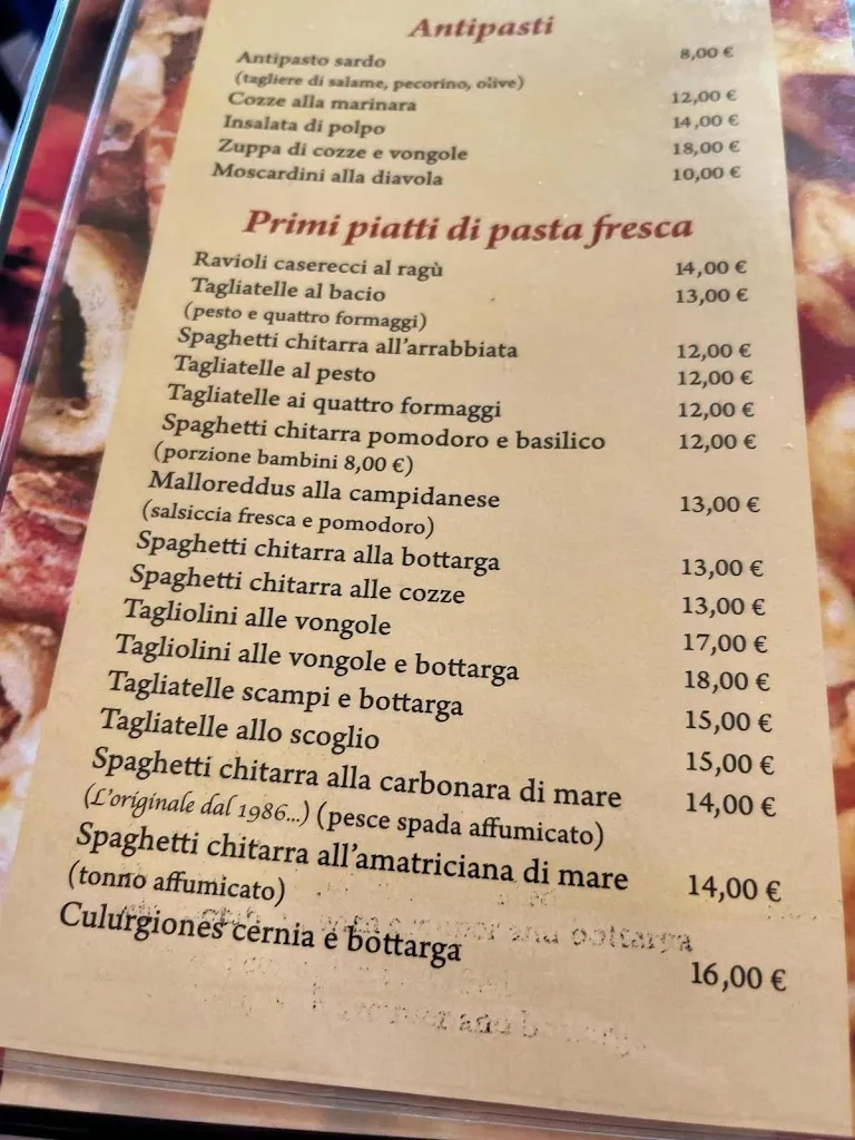 Menu_Chaplin Spaghetteria Ristorante_Muravera_image_1