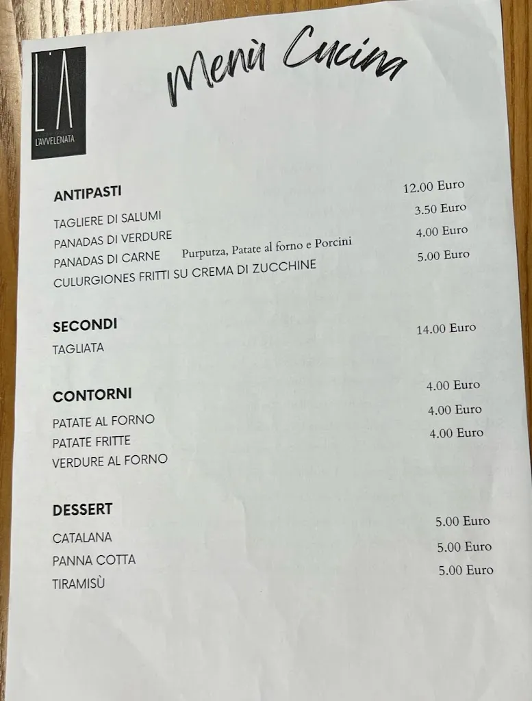 Menu_Ristorante L’ Avvelenata-La Taverna Dei Cantautori_Norbello_image_2