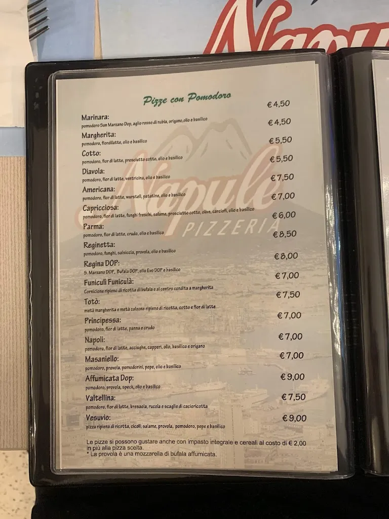 Menu_Pizzeria Napule_Francavilla Fontana_image_2