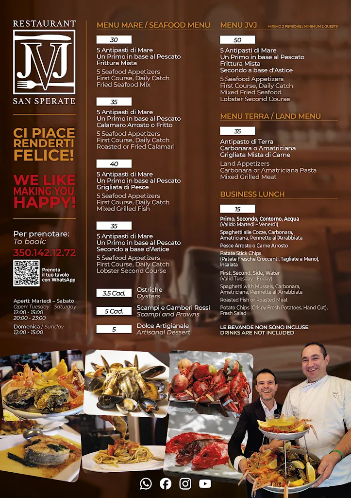 Menu_JVJ Restaurant Cucina Sarda e Italiana_Nuraminis_image_1