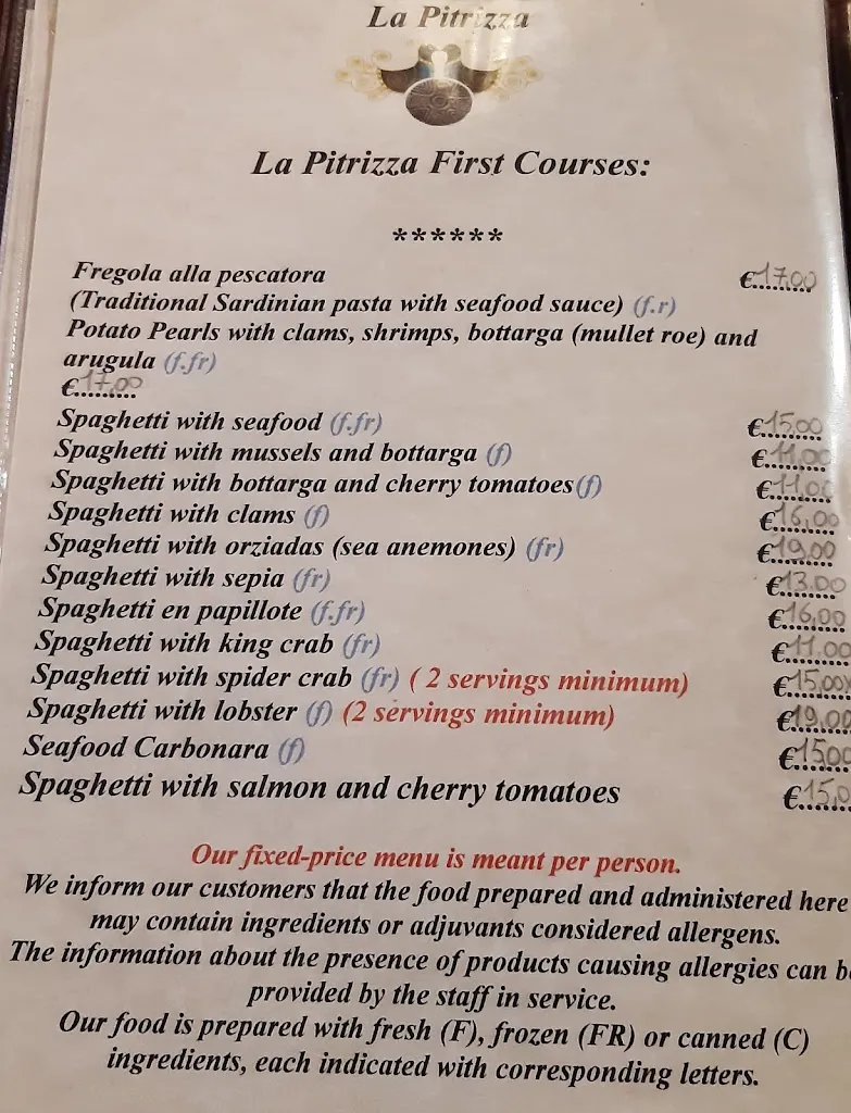 Menu_La Pitrizza di Aresu Luciano_Nuraminis_image_2