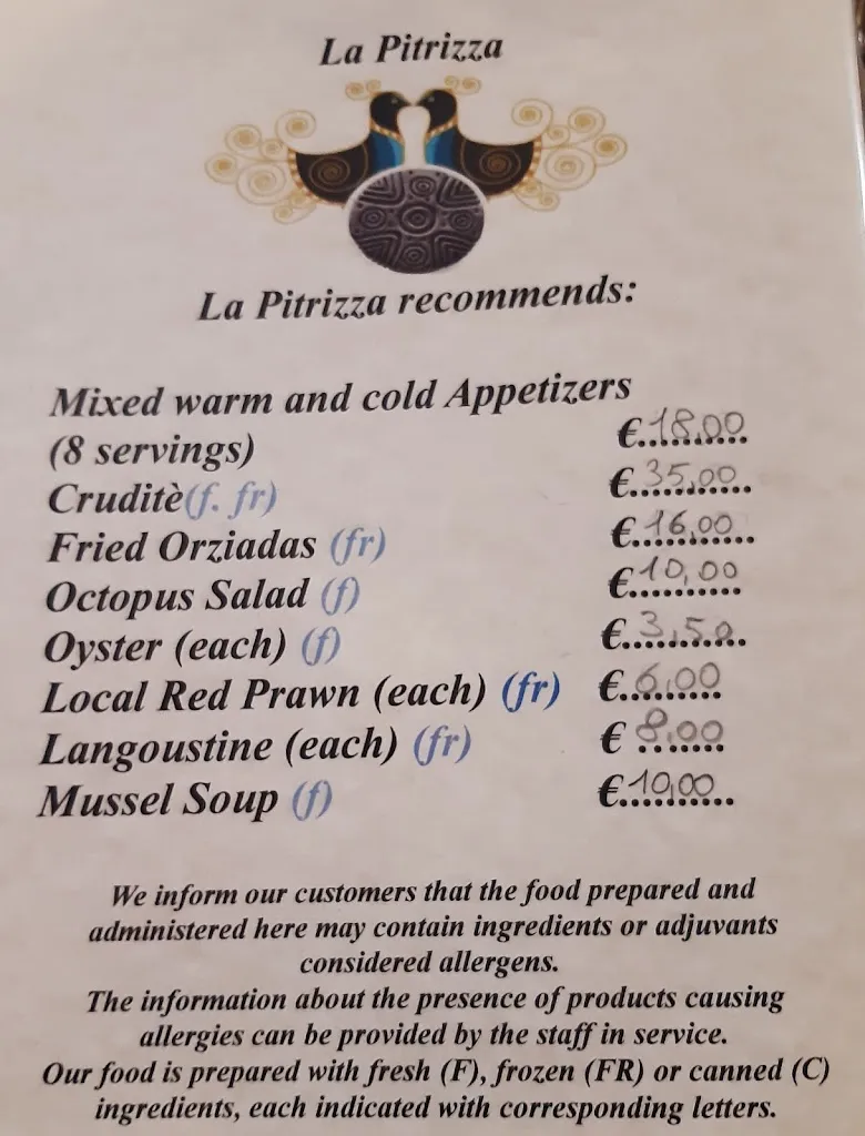Menu_La Pitrizza di Aresu Luciano_Nuraminis_image_3