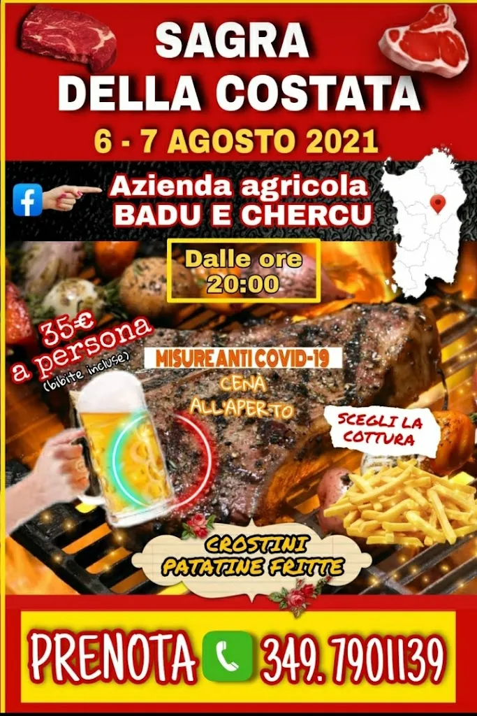 Menu_Azienda Agricola Badu e Chercu s.s.a Azienda Vitivinicola Fattoria Didattica Agricamper Natur._Oliena_image_1