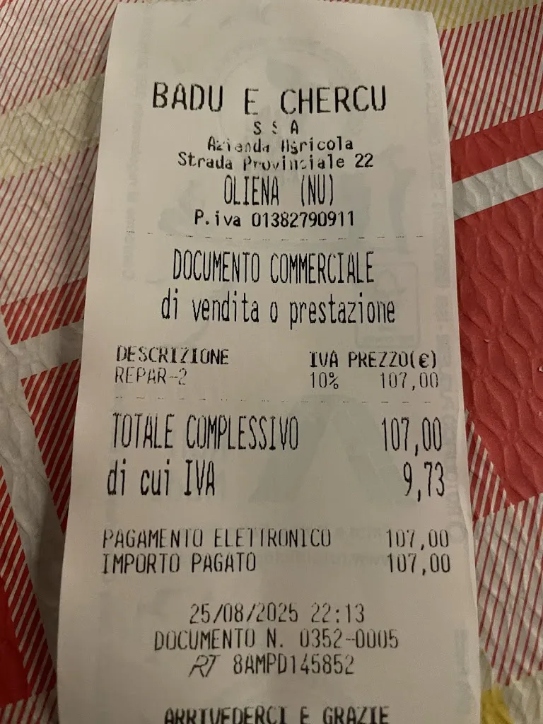 Luisa Liguori_Azienda Agricola Badu e Chercu s.s.a Azienda Vitivinicola Fattoria Didattica Agricamper Natur._Oliena_review