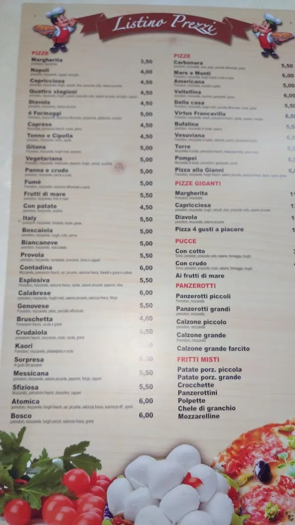 Menu_Pizzeria Da Gianni_Francavilla Fontana_image_1