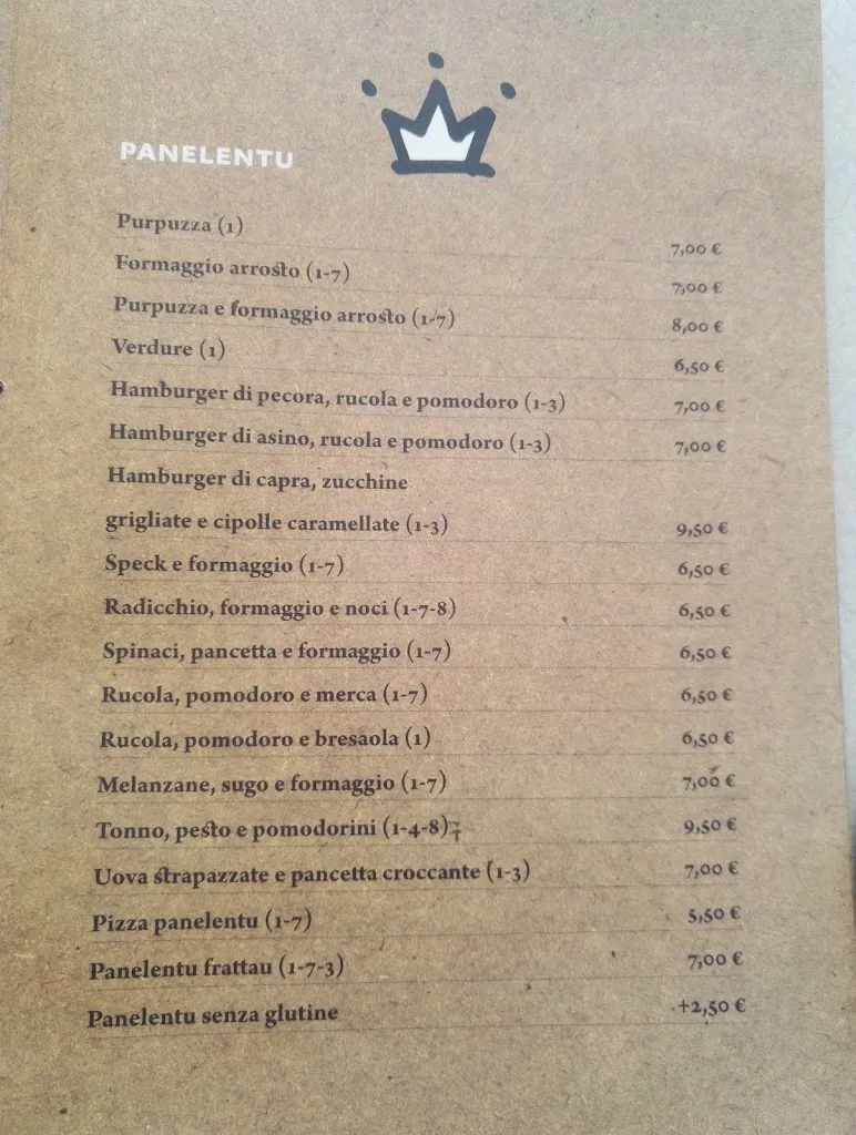 Menu_Panelentu take away & Street food of Sardinia_Nuoro_image_4