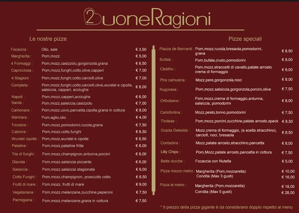 Menu_Pizzeria 2 Buone Ragioni_Nuoro_image_1