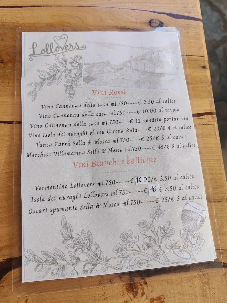 Menu_Lollovers agriturismo trattoria_Nuoro_image_1