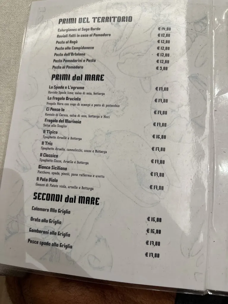 Menu_Trattoria Portixedda_Oristano_immagine_3