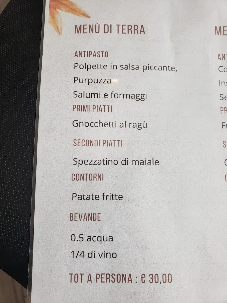 Menu_Trattoria pizzeria sa pischedda di piero pischedda_Orani_image_1