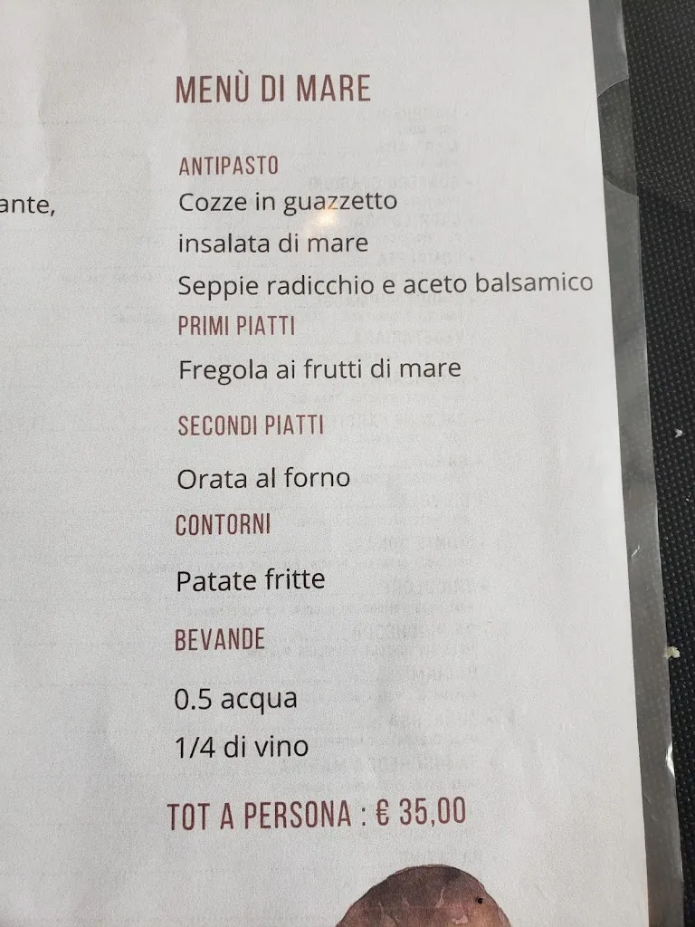 Menu_Trattoria pizzeria sa pischedda di piero pischedda_Orani_image_2