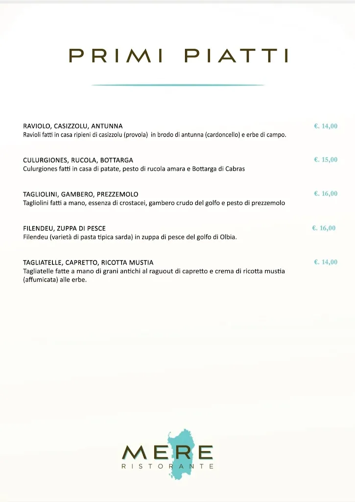Menu_Mere Ristorante Olbia_Olbia_image_4