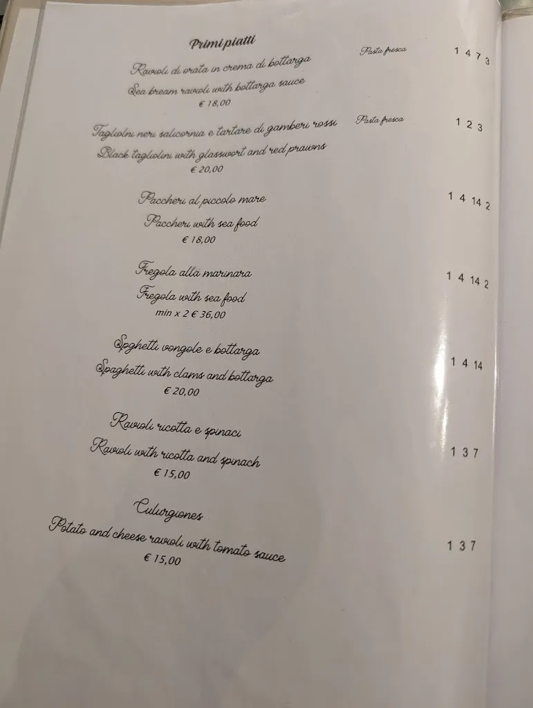 Menu_Trattoria Il Gambero_Olbia_image_1