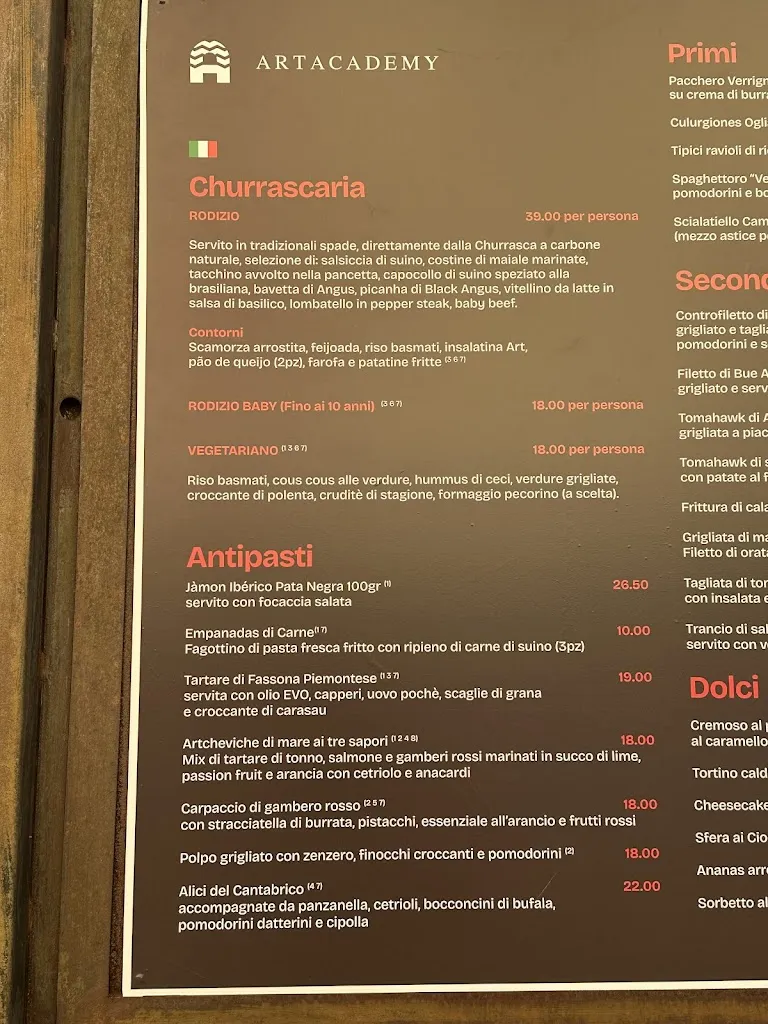 Menu_Ristorante Art Academy_Olbia_image_3