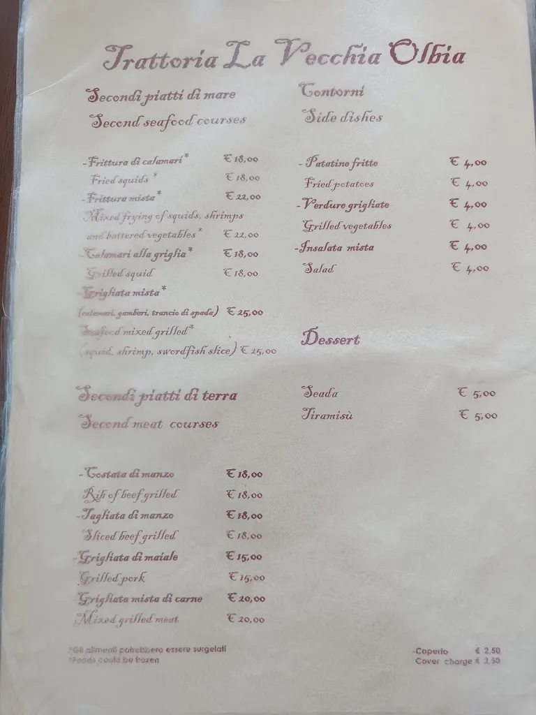 Menu_Trattoria La Vecchia Olbia_Olbia_image_1
