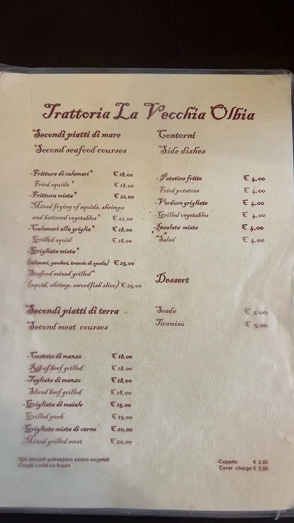 Menu_Trattoria La Vecchia Olbia_Olbia_image_2