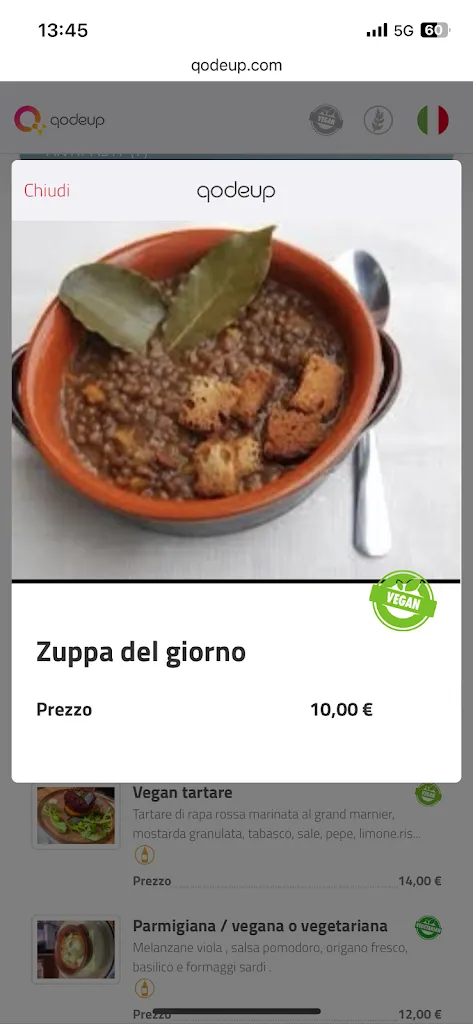 Menu_Restaurant Be free 100% Gluten free ,senza lattosio._Olbia_image_4