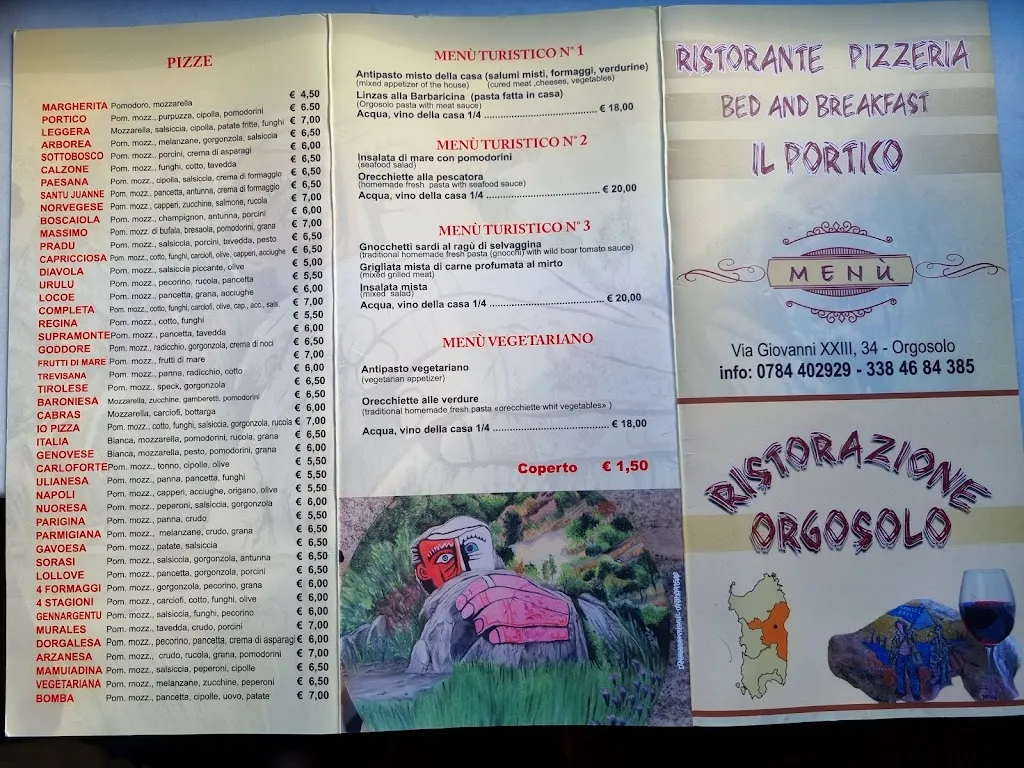 Menu_Il Portico Restaurant B&B_Orgosolo_image_2