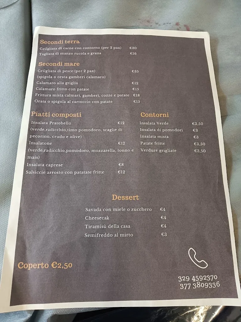 Menu_Antico Forno di Orgosolo Ristorante Pratobello_Orgosolo_image_3