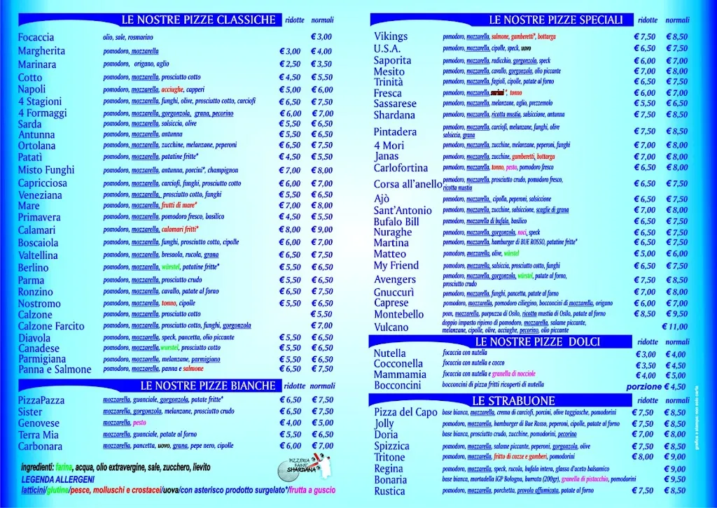 Menu_Pizzeria fainè Shardana_Osilo_image_1