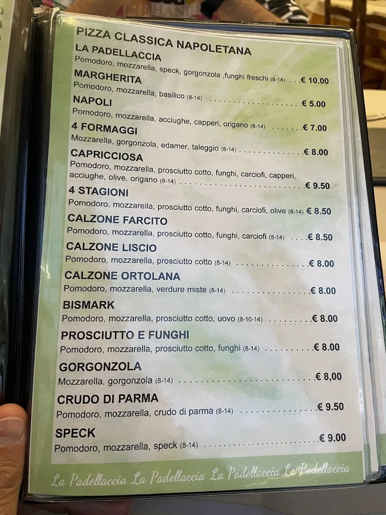 Menu_Pizzeria La Padellaccia_Pabillonis_image_2