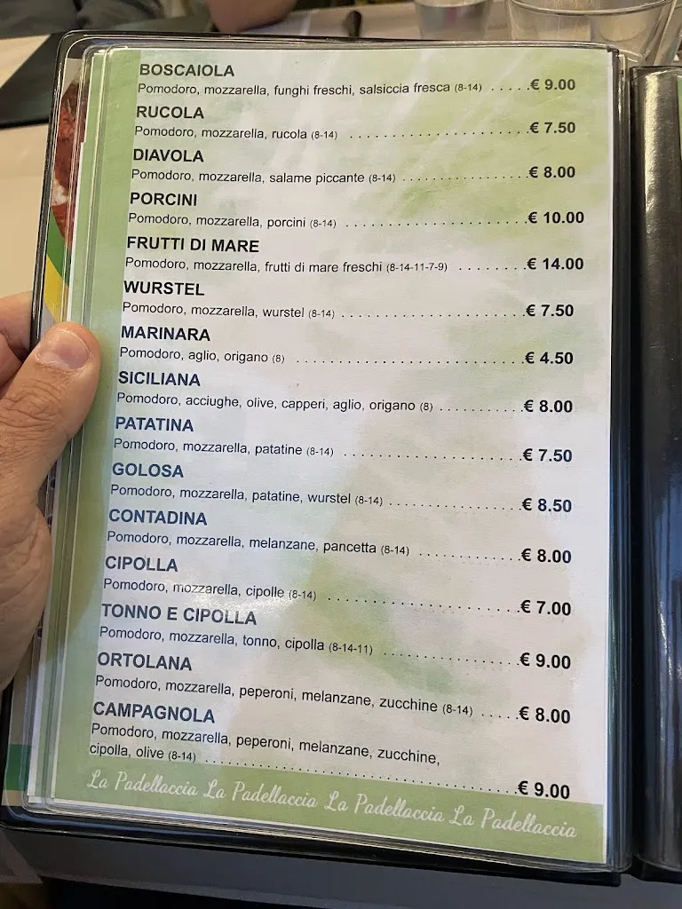 Menu_Pizzeria La Padellaccia_Pabillonis_image_3