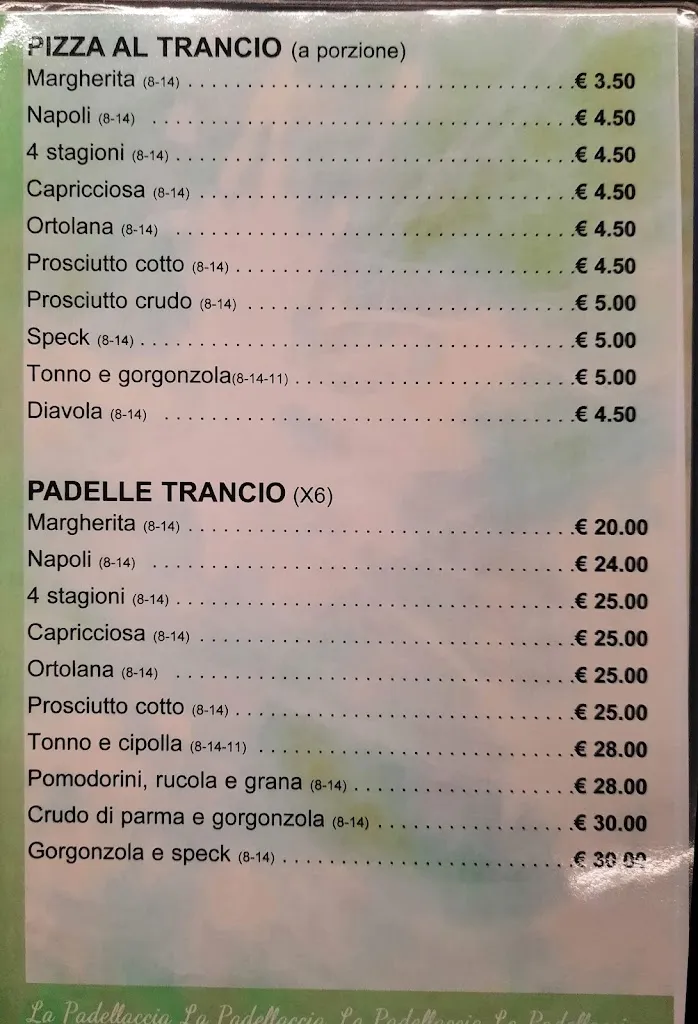 Menu_Pizzeria La Padellaccia_Pabillonis_image_4