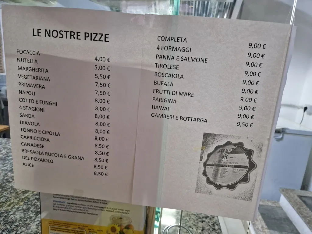 Menu_La Fermata | Pizzeria al Taglio_Padru_image_1