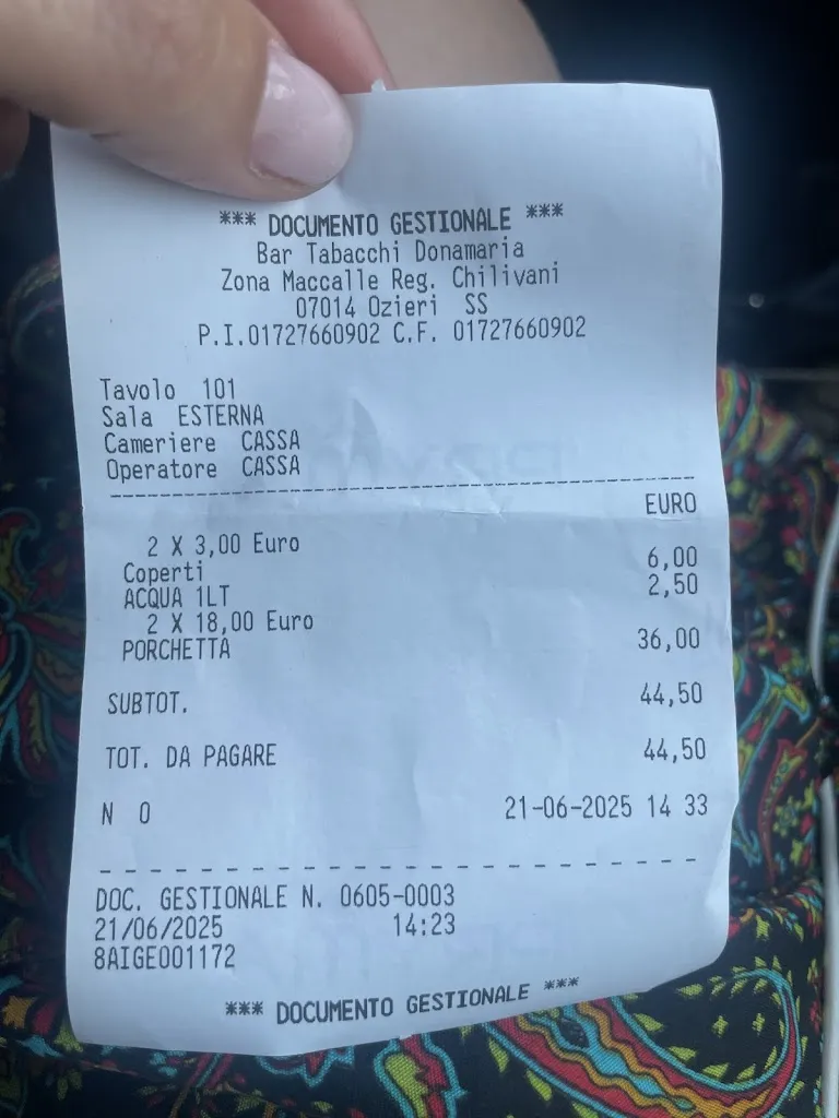 Erica Porcu_Trattoria Donamaria_Ozieri_review