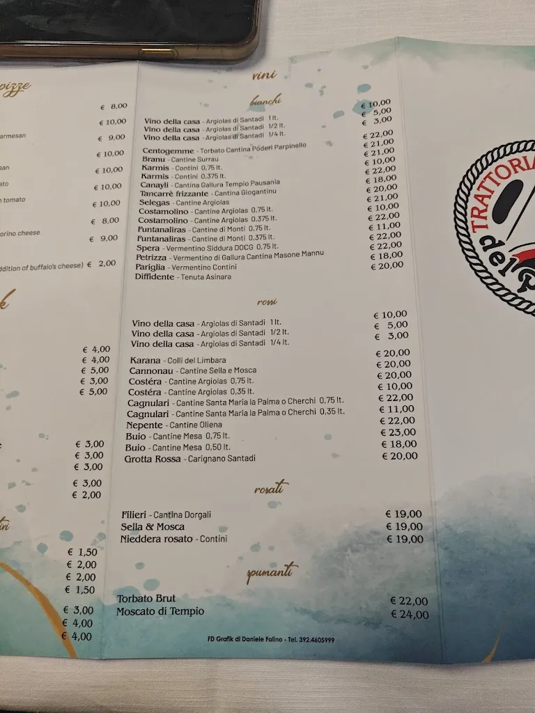 Menu_Ristorante Il Porticciolo_Palau_image_1