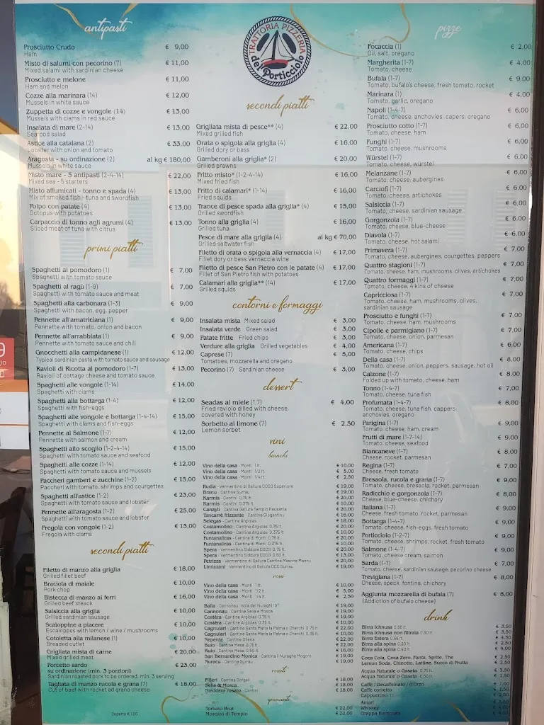 Menu_Ristorante Il Porticciolo_Palau_image_4