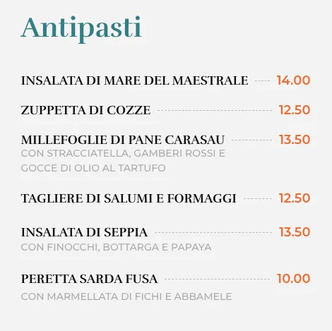 Menu_Il Maestrale_Palau_image_1