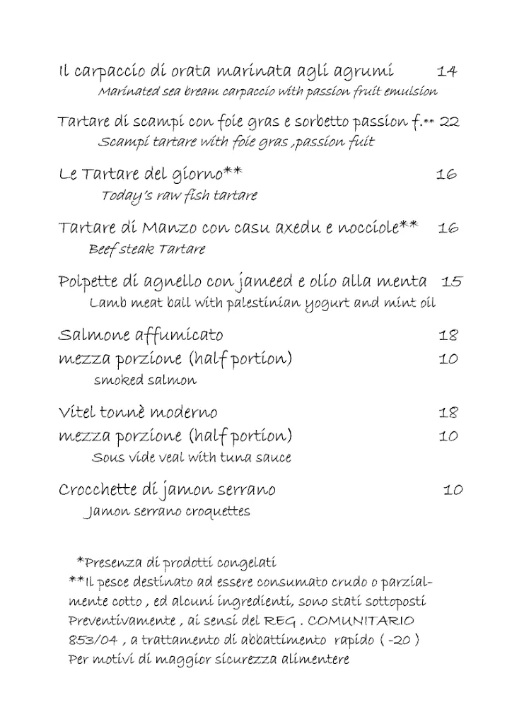 Menu_Ristorante C'era Una Volta_Palau_image_2