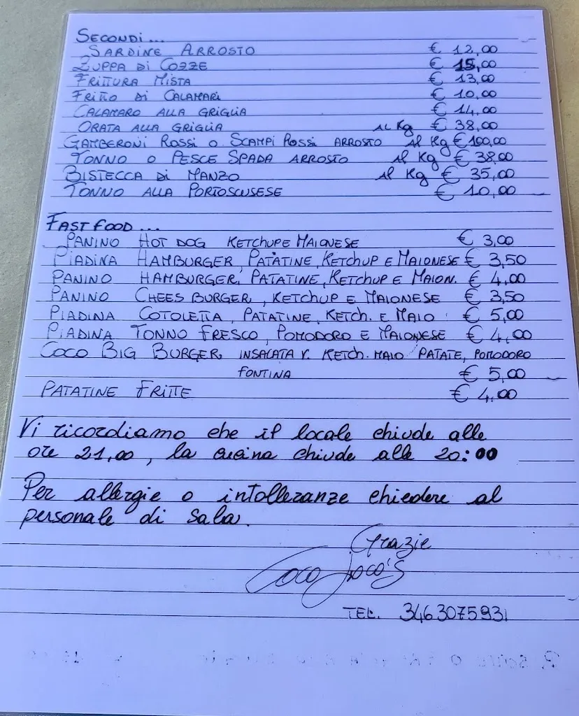 Menu_Coco loco's_Portoscuso_immagine_2